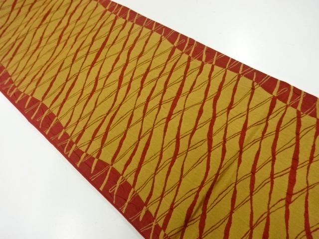JAPANESE KIMONO / VINTAGE FUKURO OBI / WOVEN GRID